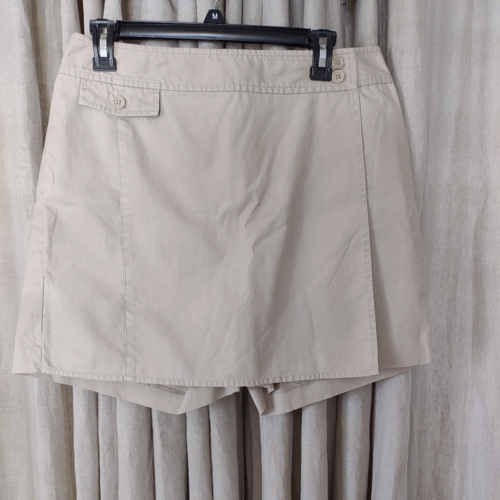 Ann Taylor Faux Wrap Skort, Size 8